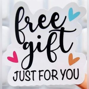 Free Gift Just For You Stickers